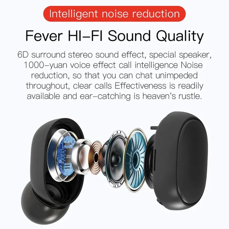 TWS Bluetooth5.1 Earphone Wireless Headphone  Stereo Headset